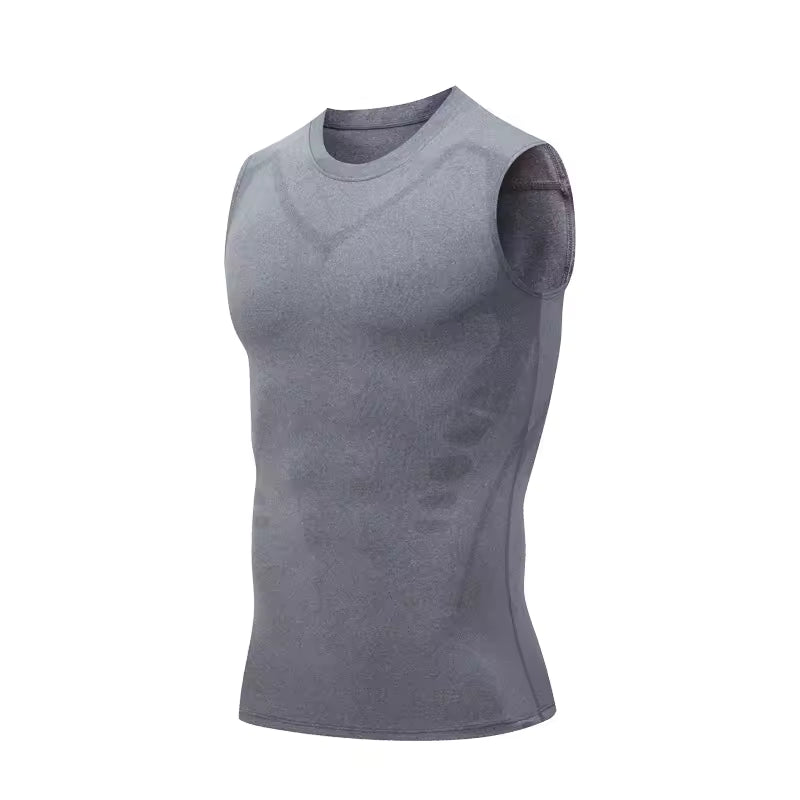 Débardeur de compression homme | Silhouette affinée & posture redressée