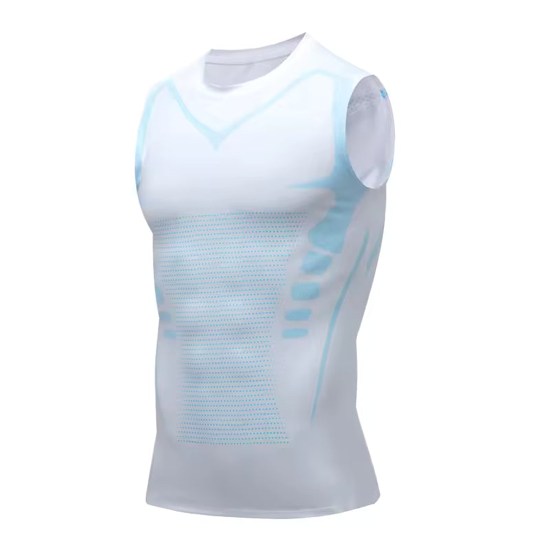 Débardeur de compression homme | Silhouette affinée & posture redressée