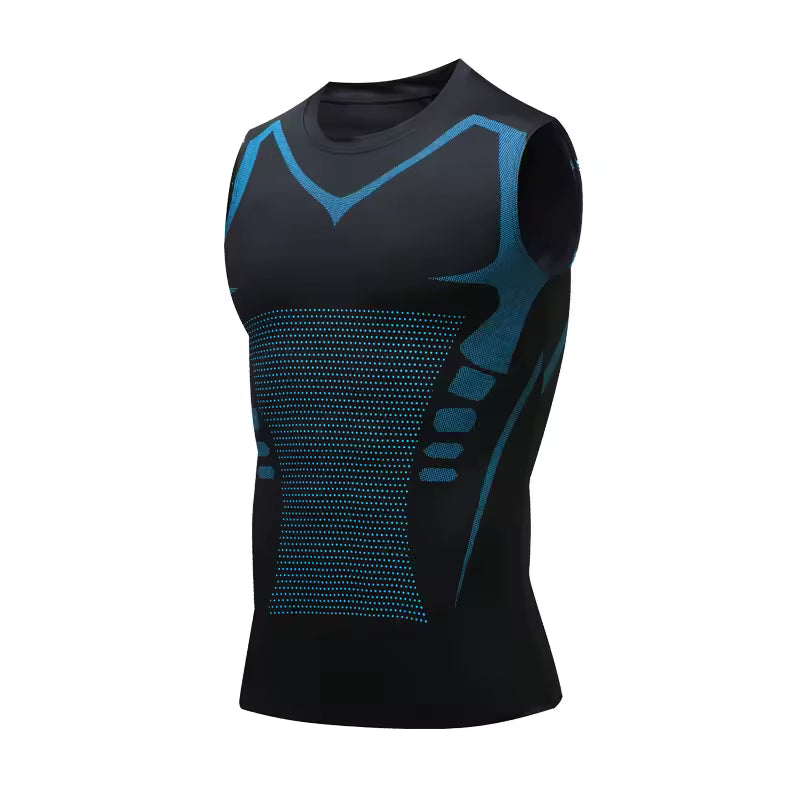 Débardeur de compression homme | Silhouette affinée & posture redressée